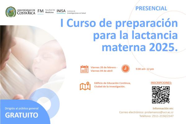 Curso: Preparación para la lactancia materna y alimentación del bebé.