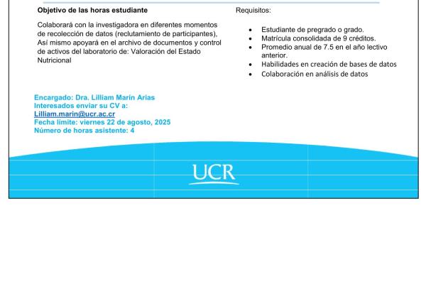 Horas Estudiante C3-349